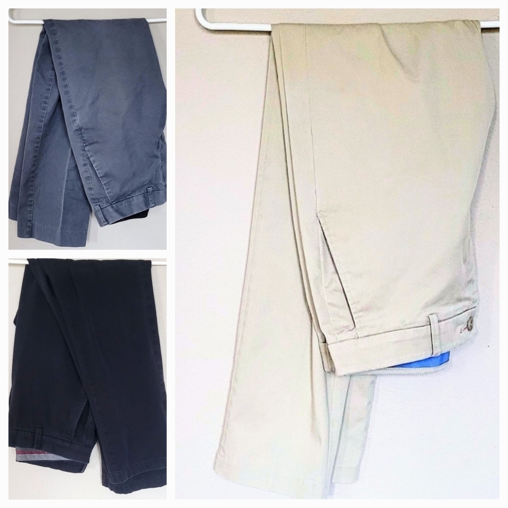 SET OF 3: SLIM FIT Dress Pants